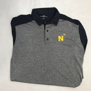 Navy Academy Midshipmen Embroidered Logo Polo shirt medium merch